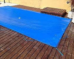 Lona para piscina flutuante Lona para piscina flutuante