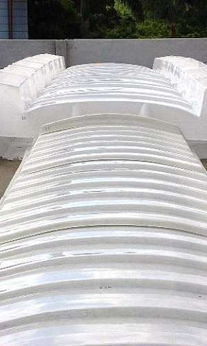 Clarabóia com ventilação para galpão Clarabóia com ventilação para galpão