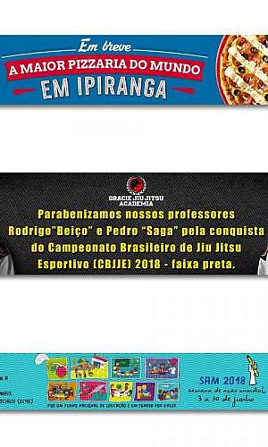 Impressão de faixas Impressão de faixas